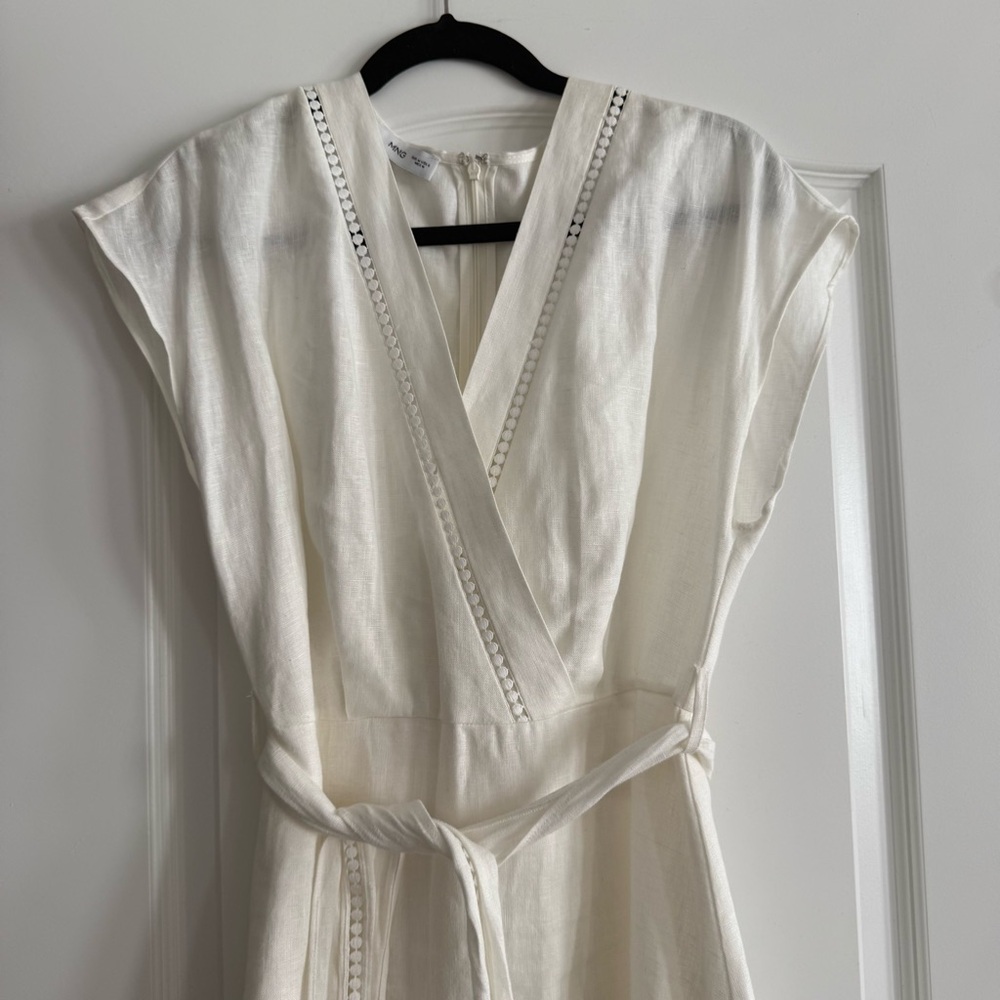 Mango Linen-Blend Dress - Picture 9 of 12